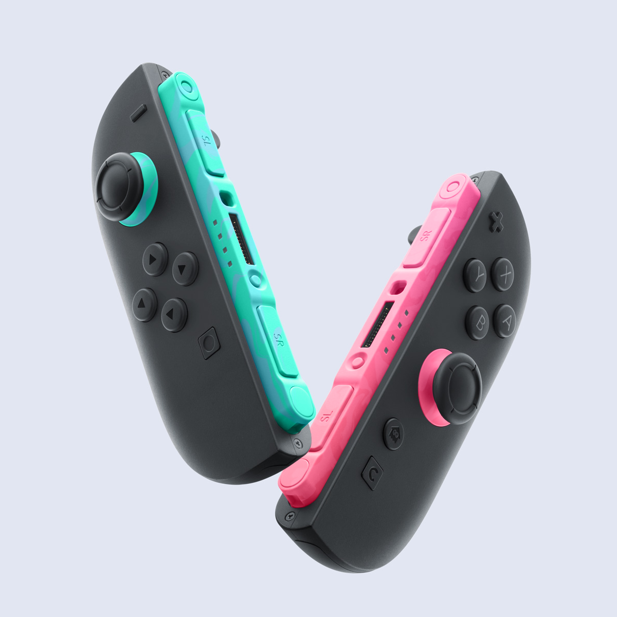 A pair of Splatoon 2 themed Joy-Con 2